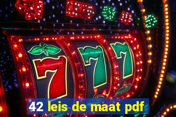 42 leis de maat pdf